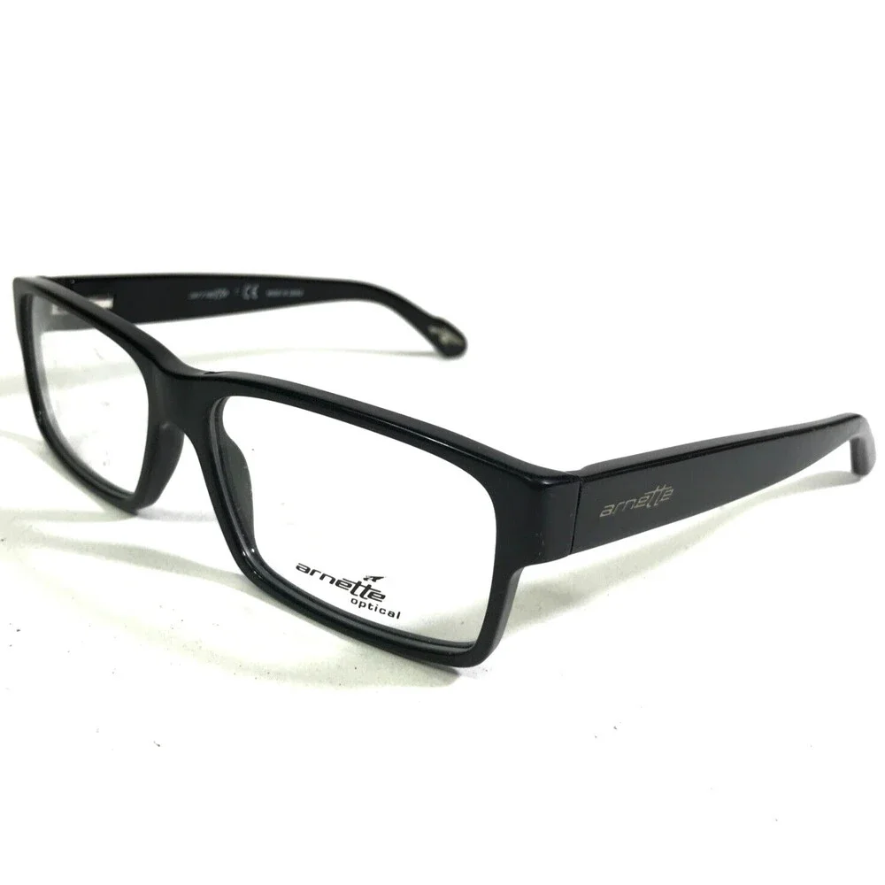 Arnette MOD.7059 1143 Eyeglasses Frames Black Rectangular Full Rim 55-15-140